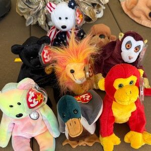 Ty Beanie Babies Plush Toy Collection, 8